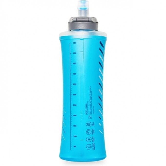 Мягкая бутылка для воды HYDRAPAK ULTRAFLASK SPEED с трубкой 0,6L голубая AH164